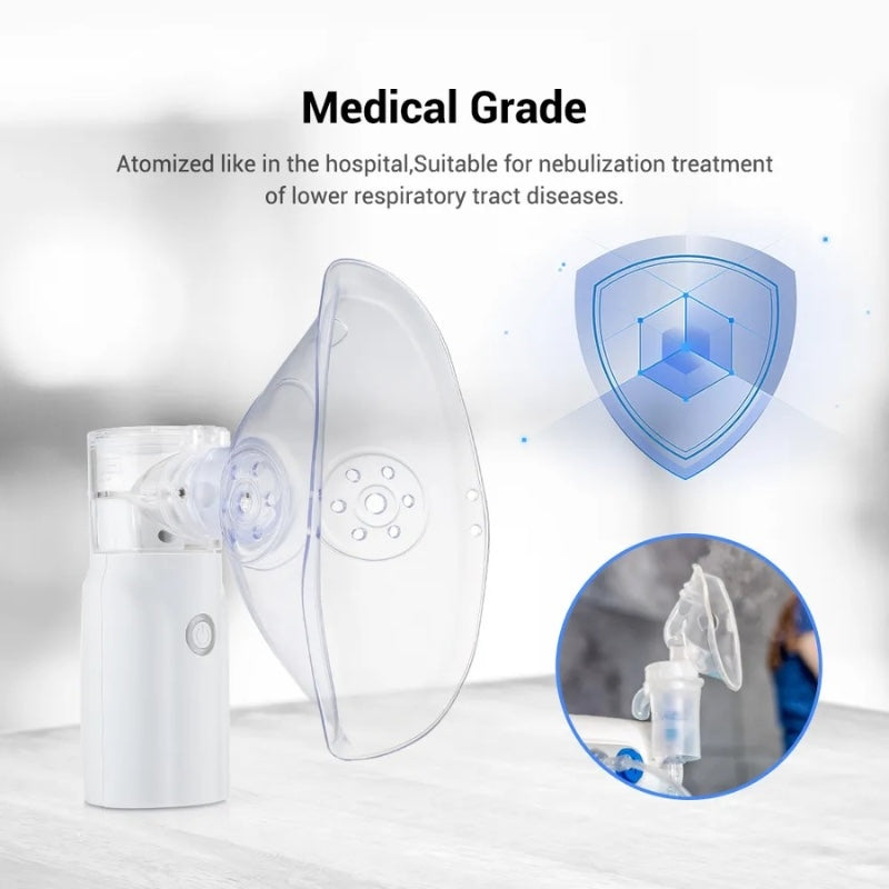Portable Rechargeable Nebulizer | Inhaler Machine for Kids & Adults (0.5L)