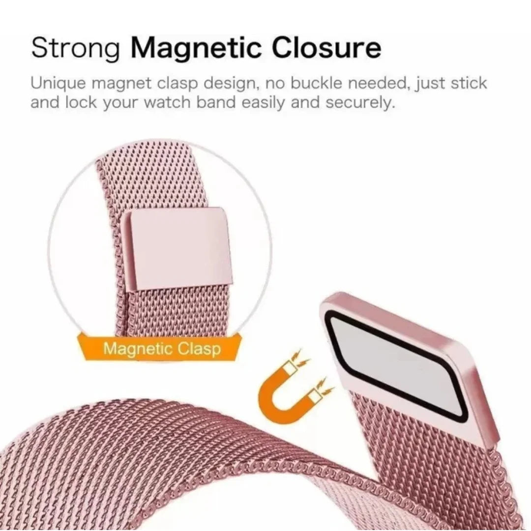 Apple Watch Milanese Magnetic Loop Strap | Stainless Steel Band