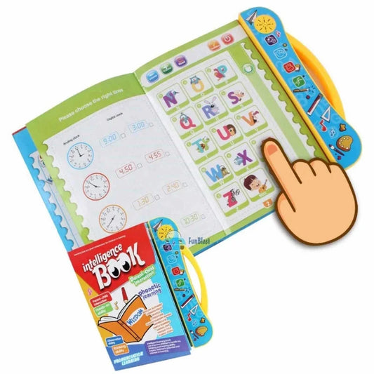 Intelligence Learning Book For Kids | Interactive English Letters Numbers And Sounds