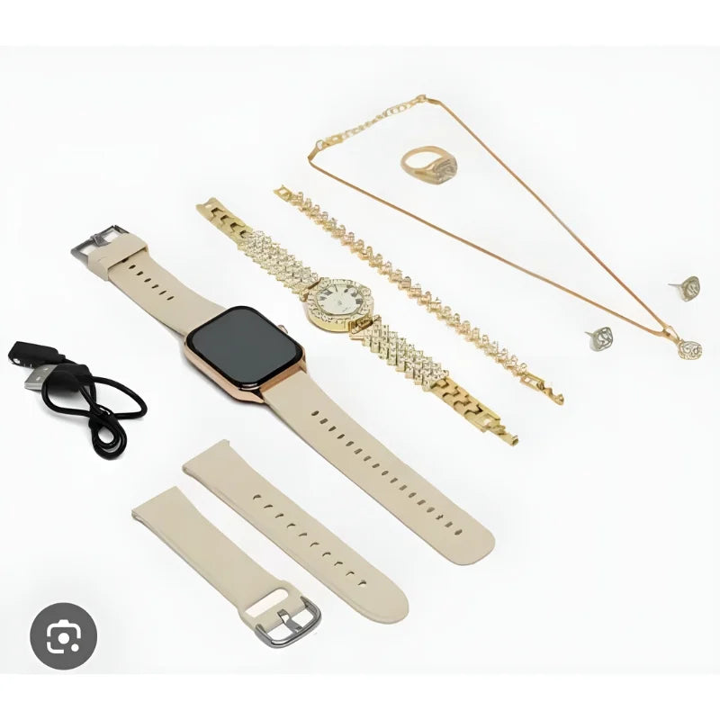 A58 Plus 6-in-1 Smartwatch for Women | Perfect for Gift | Random Color