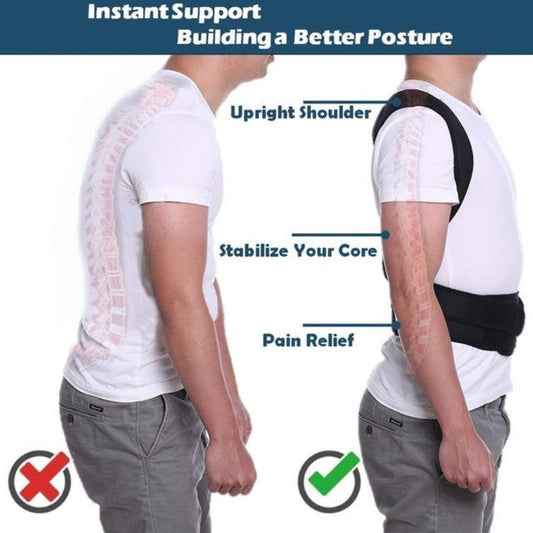 Back Pain Relief Posture Corrector Belt (IMPORTED)