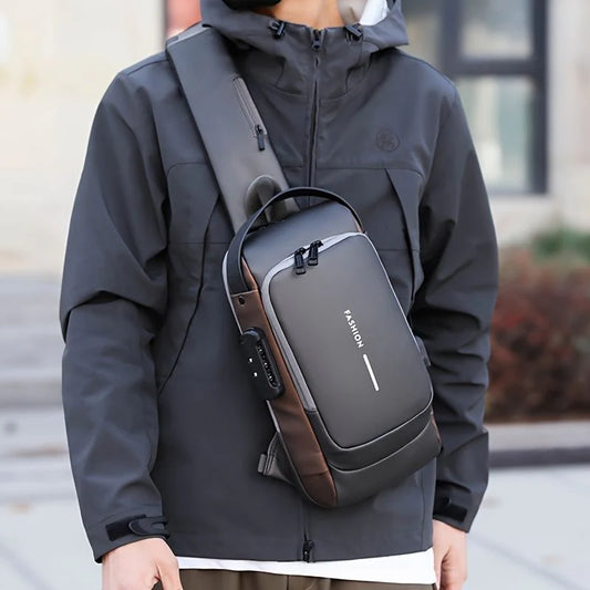 Multifunction Anti-Theft USB Charging Crossbody Shoulder Bag | Stylish, Secure, and Ready for Adventures