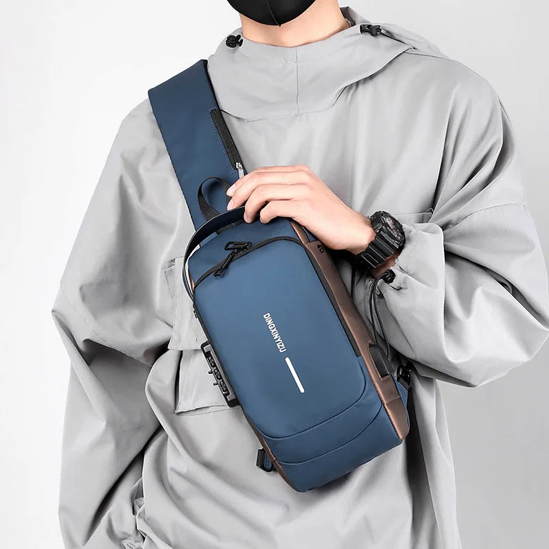 Multifunction Anti-Theft USB Charging Crossbody Shoulder Bag | Stylish, Secure, and Ready for Adventures