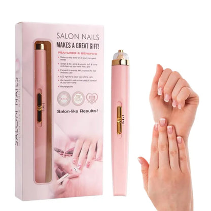 Electronic Nail File and Full Manicure and Pedicure Kit
