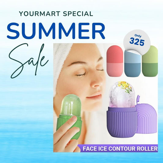 Facial Ice Roller for Face & Body || Shrinks Pores, Soothes Skin, Enhances Glow