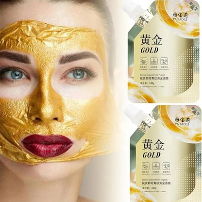 Retinol Snake Venom Peptide Gold Mask | Moisturizing & Anti-Aging Skincare 100g (IMPORTED)