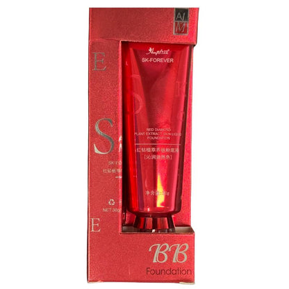 BB Waterproof Liquid Foundation | Full Coverage, Matte, Long-Lasting, Oil-Control | 30g (IMPORTED)