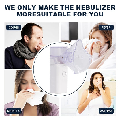 Portable Rechargeable Nebulizer | Inhaler Machine for Kids & Adults (0.5L)