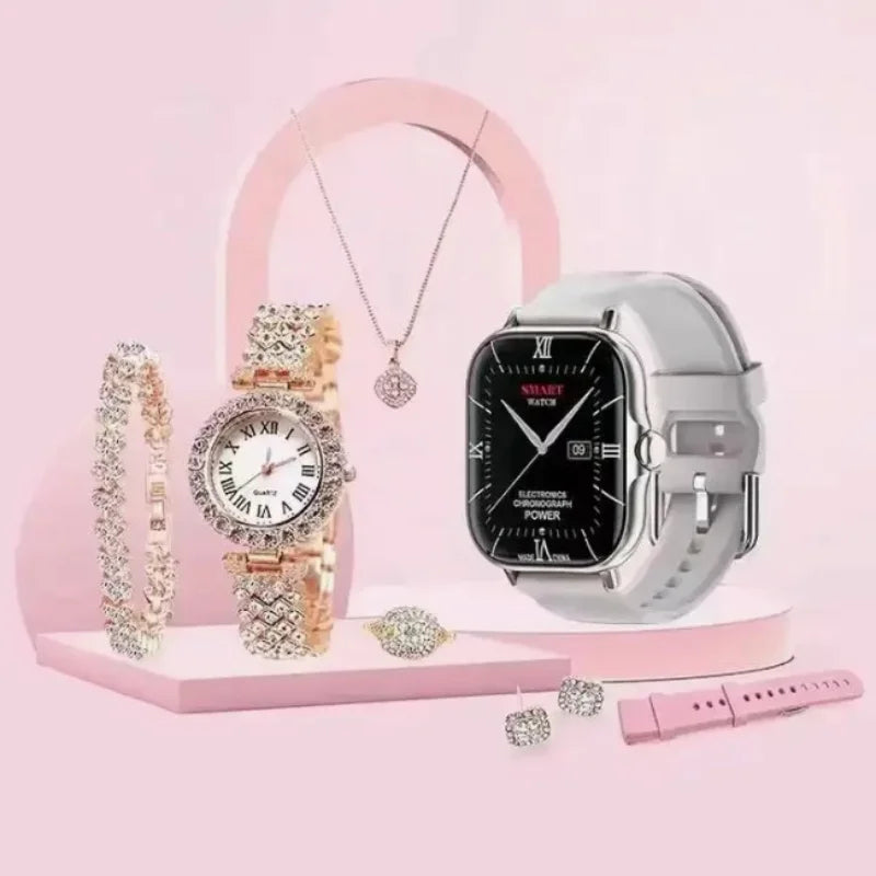 A58 Plus 6-in-1 Smartwatch for Women | Perfect for Gift | Random Color