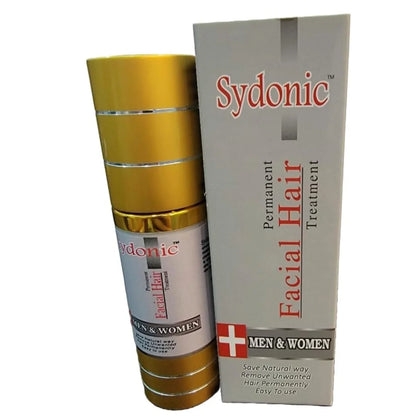 Sydonic Permanent Facial Hair Removal Cream | For Men & Women | Smooth & Painless