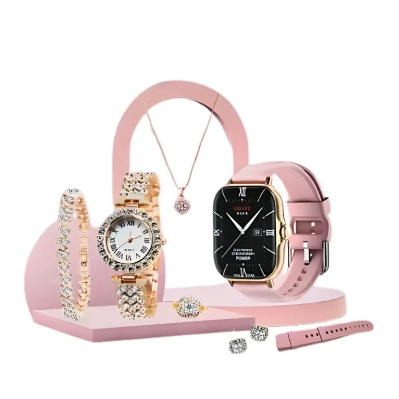 A58 Plus 6-in-1 Smartwatch for Women | Perfect for Gift | Random Color