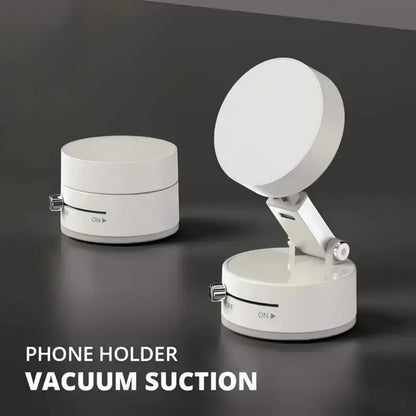 Magnetic Wireless  Phone Holder with Vacuum Suction Cup | Foldable, Strong Magnetic Grip for Maximum Phone Security
