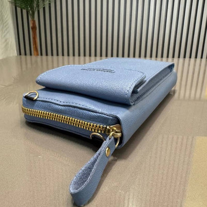 Portable Soft Leather Women’s Crossbody Bag | Wallet & Mobile Phone Purse