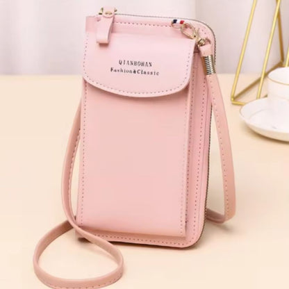 Portable Soft Leather Women’s Crossbody Bag | Wallet & Mobile Phone Purse