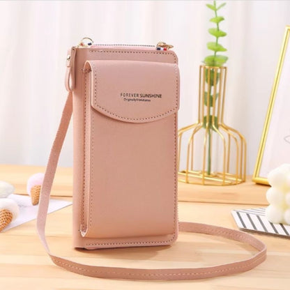 Portable Soft Leather Women’s Crossbody Bag | Wallet & Mobile Phone Purse