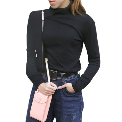 Portable Soft Leather Women’s Crossbody Bag | Wallet & Mobile Phone Purse