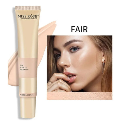 Miss Rose Silk Flawless Foundation | Long-Lasting 5 Shades (IMPORTED)