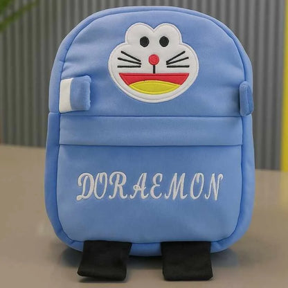 Cute Plush Doraemon Character Backpack | Stuffed School Bag & Gift