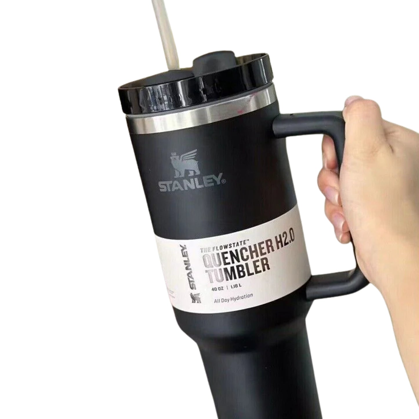 Stanley 40 Oz Stainless Steel Tumbler | Leak-Proof Vacuum Insulated Travel Mug | Hot & Cold