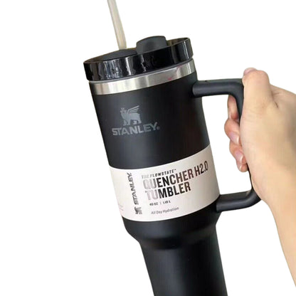 Stanley 40 Oz Stainless Steel Tumbler | Leak-Proof Vacuum Insulated Travel Mug | Hot & Cold