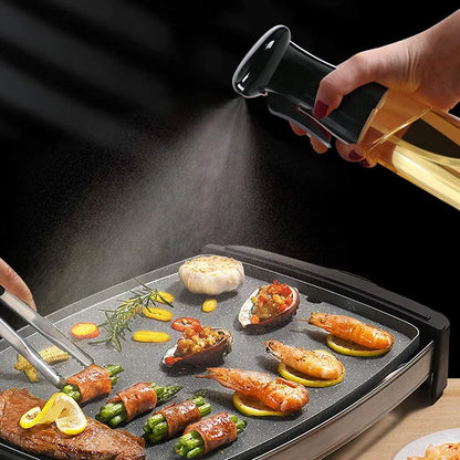 Plastic Glass Kitchen Cooking Spray Bottle
