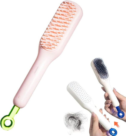Self-Cleaning Hair Brush & Telescopic Comb